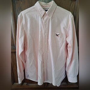 American Living Pink Casual Button Down Shirt